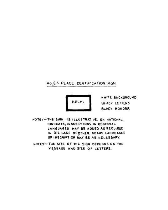 First Schedule, mandatory signs: printed page 163 of the Act